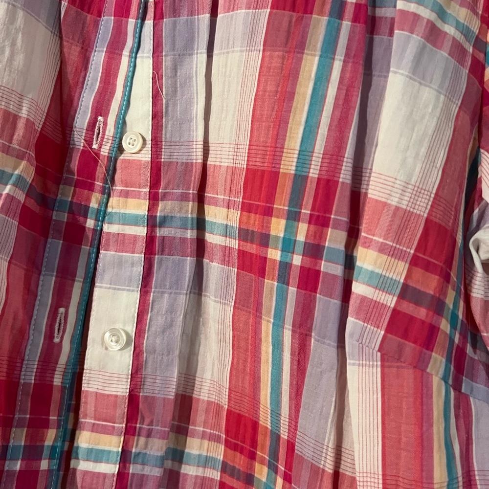 J. Mclaughlin Plaid Button-Down Blouse - image 2